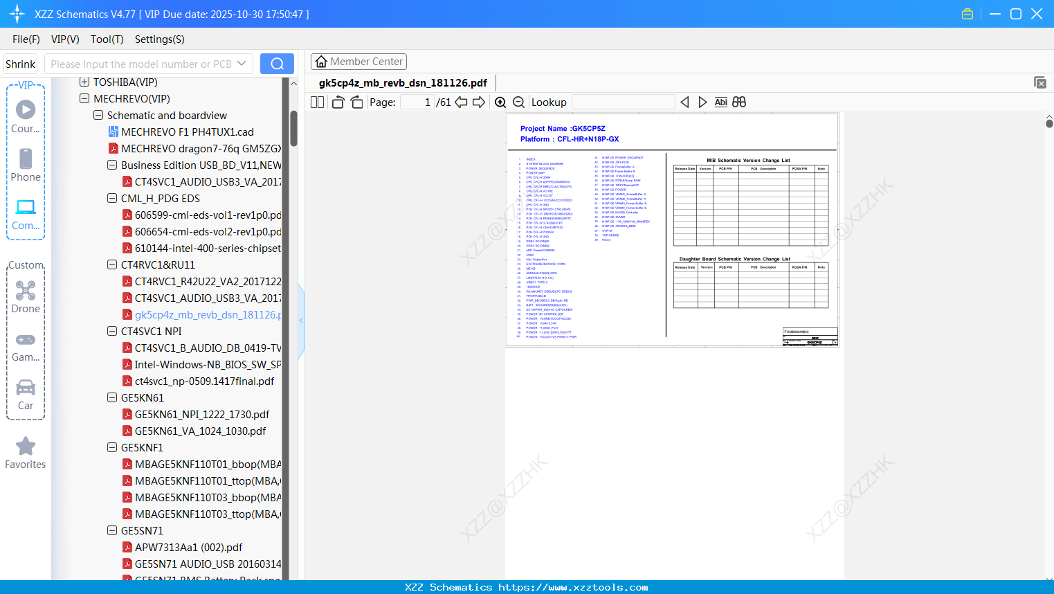Laptop Mechrevo Gk5cp4z_mb_revb_dsn_181126